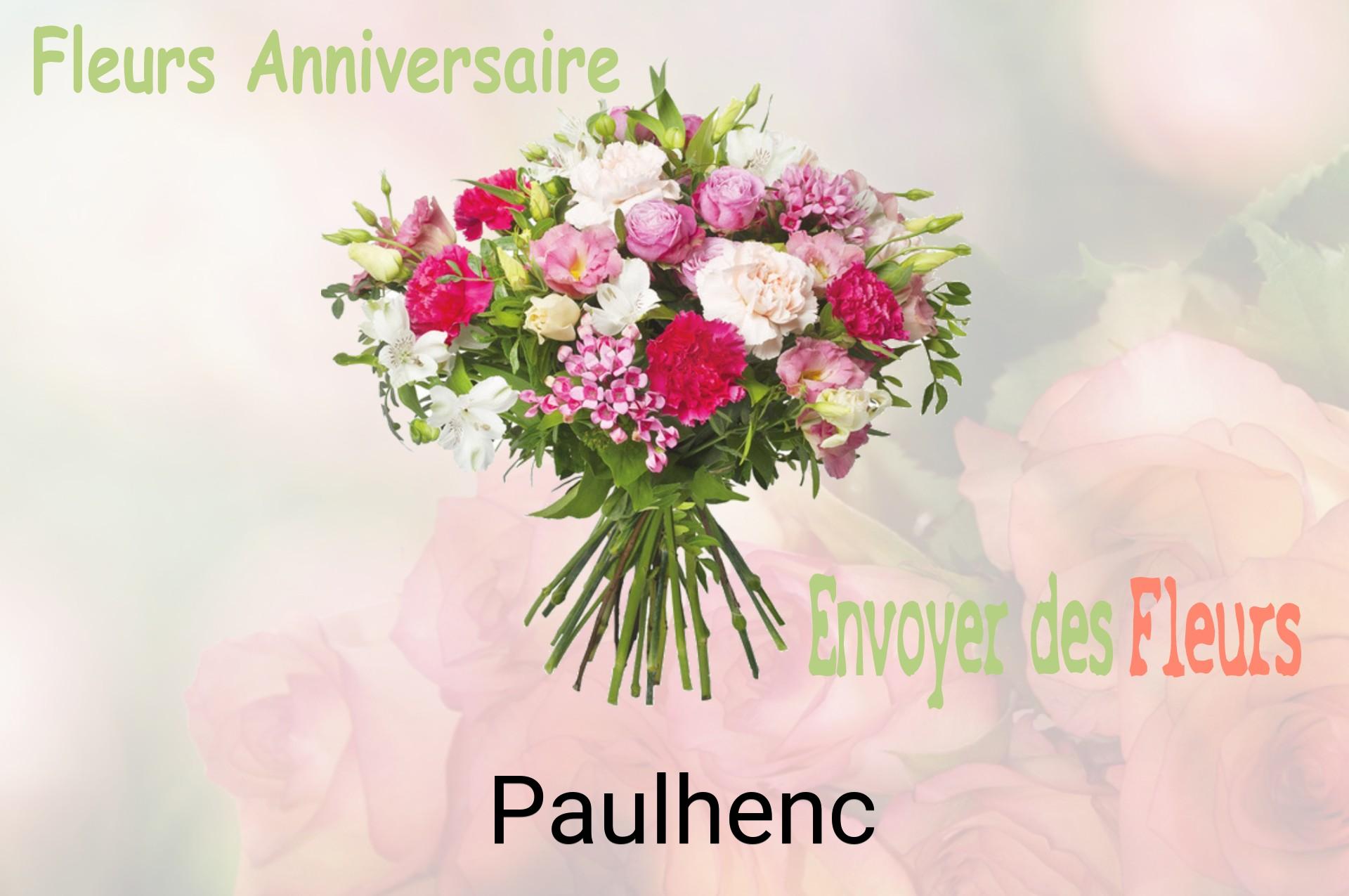 Bouquet de fleurs d’anniversaire livré à Paulhenc
