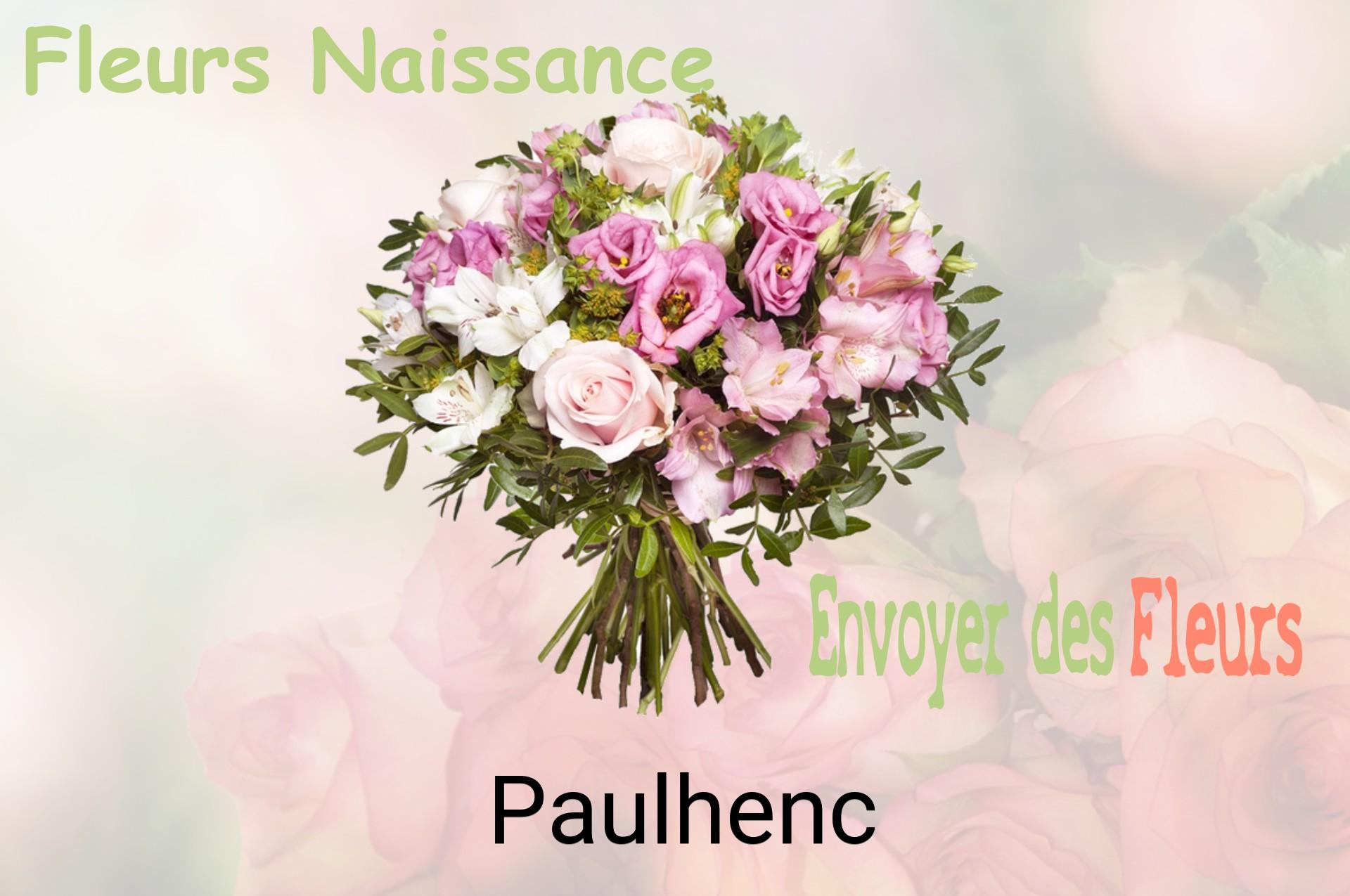 Bouquet de fleurs de naissance livré à Paulhenc